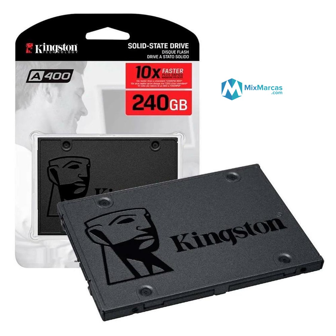 Comprar SSD Kingston A400 - 240GB - SATA - Sa400s37/240g