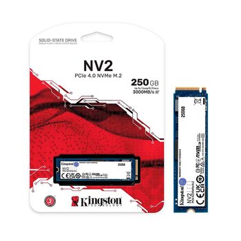 SSD Kingston Nv2 - 250GB - M.2 2280 - NVMe Pcie 4.0 X4 - Snv2s/250g