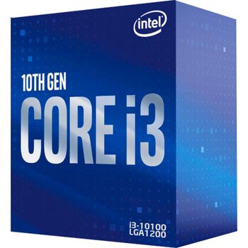 Processador Intel Core I3-10100, 3.60GHz - 4.3GHz - BX8070110100
