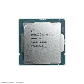 Processador Intel Core I3-10100, 3.60GHz - 4.3GHz - BX8070110100