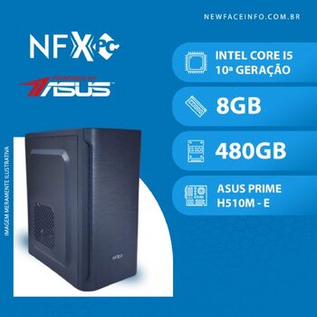 NFX PC INTEL CORE I5 10ª GERAÇÃO - 8GB - SSD 480GB - ASUS
