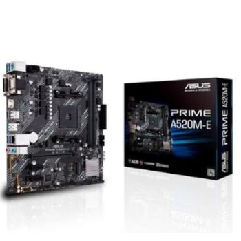Placa Mãe Asus Prime A520M-E, AMD AM4 - mATX - DDR4