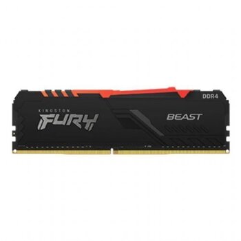 Memória Kingston Fury Beast RGB 16GB 3200MHz DDR4 CL16 Preto